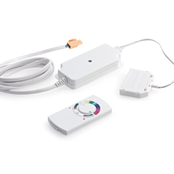 Draaicontroller-set voor Fascia LED Flex Stripes RGB, wit