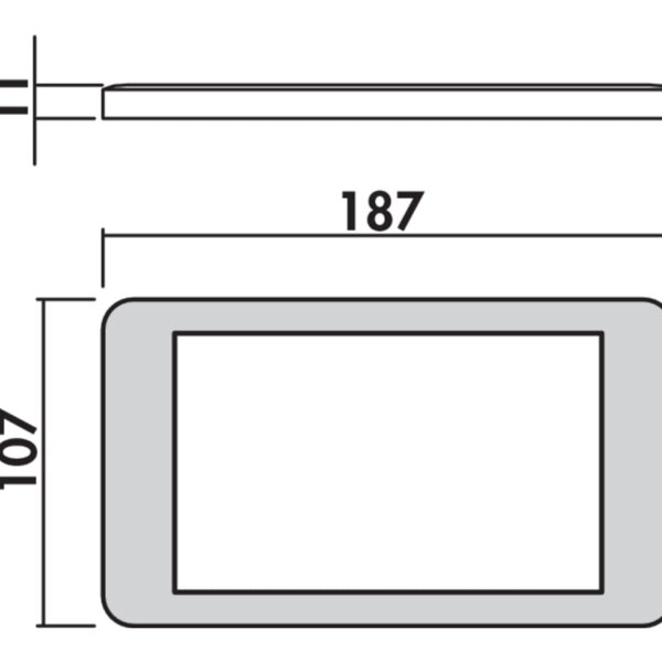 Hull kleurwissel LED, Onderbouw-/nislamp., set-5