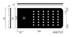 Flipｨ kleurwissel LED, Onderbouw-/nislamp., afzonderlijke lamp zonder schakelaar