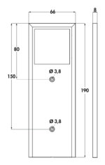 Intorno L kleurwissel LED, Onderbouw-/nislamp., set-3