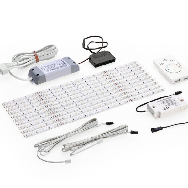 LED Flex Stripes set kleurwisseling, LED Stripe., wit