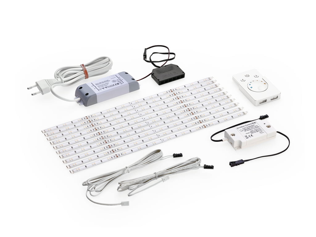 LED Flex Stripes set kleurwisseling, LED Stripe., wit