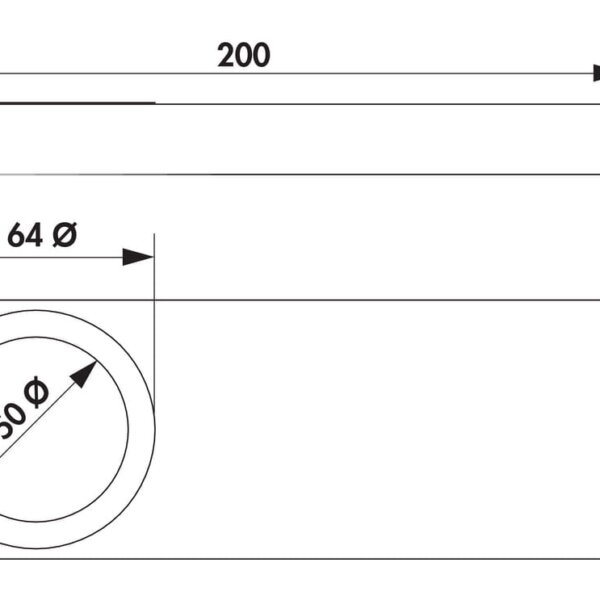 Rea 1 LED, Onderbouw-/nislamp., Set-3, 3000 K warmwit