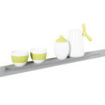 Universeel tablet, bovenmontage MOSAIQ LxBxH: 585x107x8mm