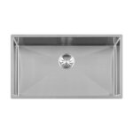 Spoelbak Lorreine, 74-SP, Roestvrijstaal, Inclusief superplugset