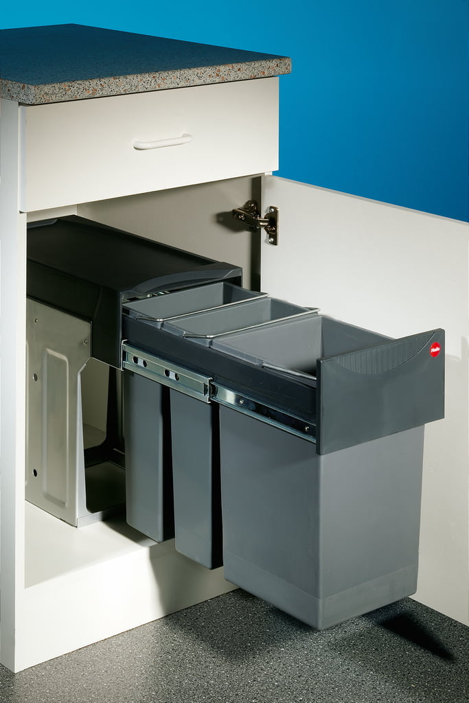 HAILO Trenta 7, Afvalsysteem voor deuren, grafietgrijs