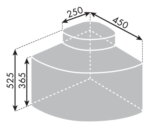 Cabbiィ 3 plus, Afvalverzamelsysteem voor Zwenktechniek., lichtgrijs