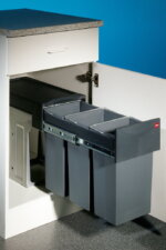 HAILO Trenta 8, Afvalsysteem voor deuren, grafietgrijs