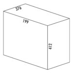 Duo 3416, Afvalverzamelsysteem voor Zwenktechniek., roestvrij staal