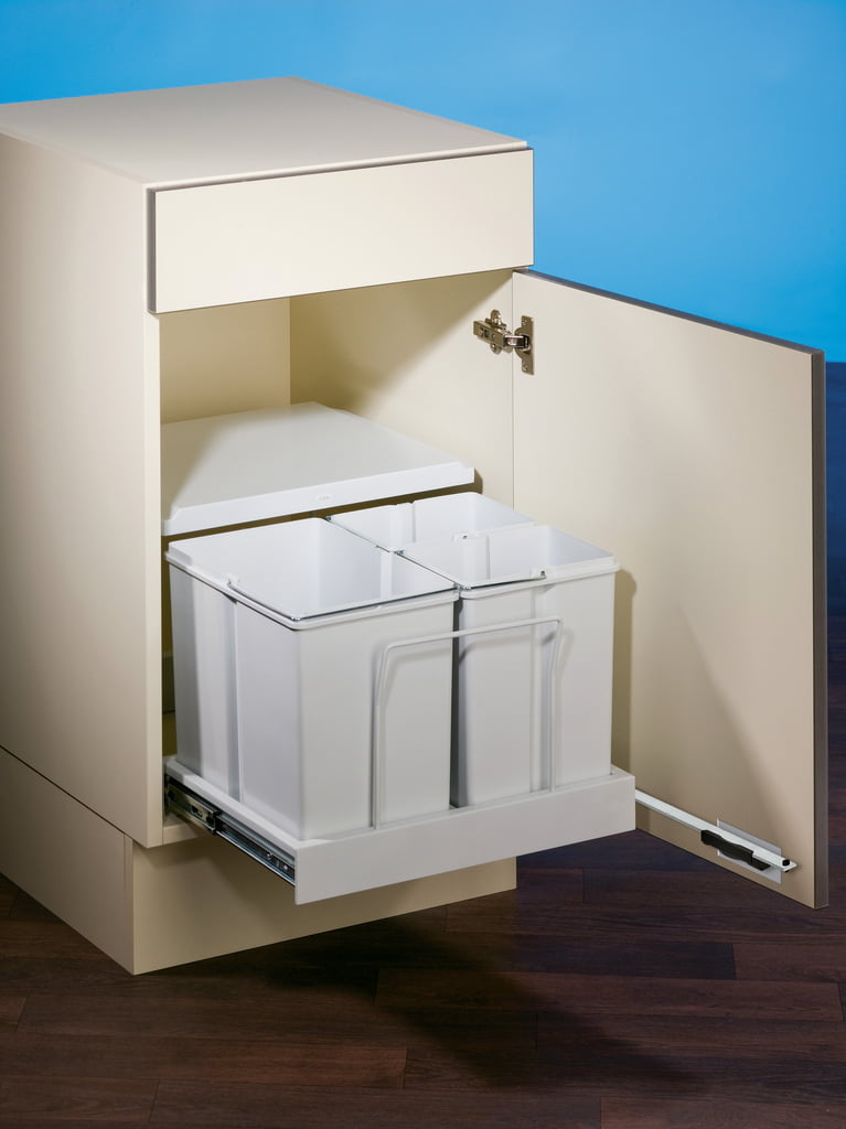 Claxィ 3 plus/500-3, Afvalverzamelsystemen voor draaideuren., alu grijs