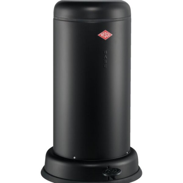 WESCO baseboy 20liter zwart mat pedaalemmer prullenbak
