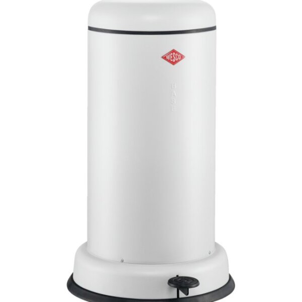 Wesco baseboy 20liter wit mat pedaalemmer prullenbak