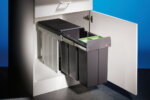 Bio Double 30 DT, Afvalsysteem voor deuren, met bio-deksel , antraciet
