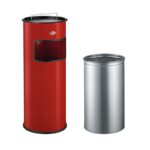 WESCO Staande asbak afvalsysteem 24L Rood - Afbeelding 4