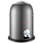 WESCO mini master 6 liter grafiet mat pedaalemmer prullenbak