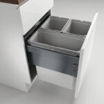 CoxÂ® Base 460 S/500-3, afvalsysteem voor Frontuittreksysteem, lichtgrijs, H 460 mm