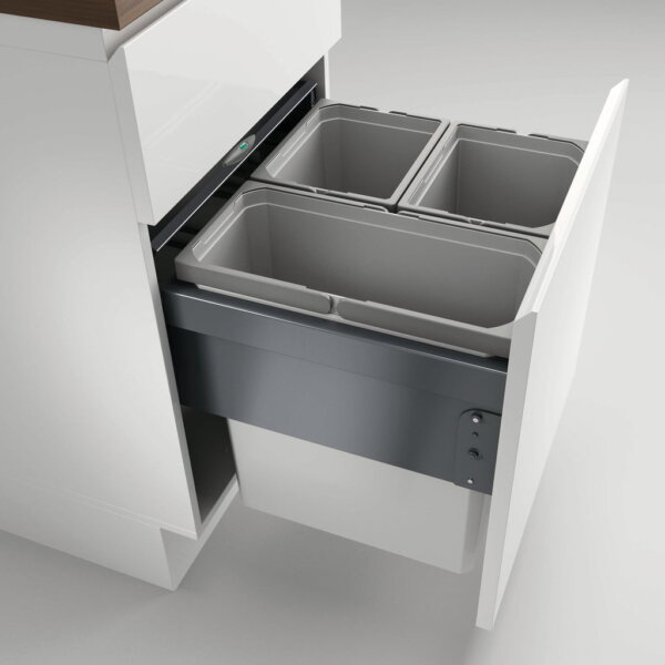 CoxÂ® Base 460 S/500-3, afvalsysteem voor Frontuittreksysteem, lichtgrijs, H 460 mm