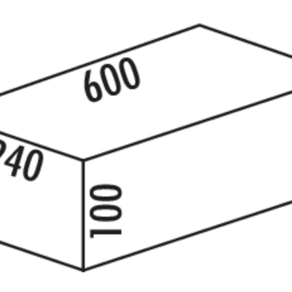 Cox Base-Boardｨ 600, Schuiflade voor benodigdheden., zilver