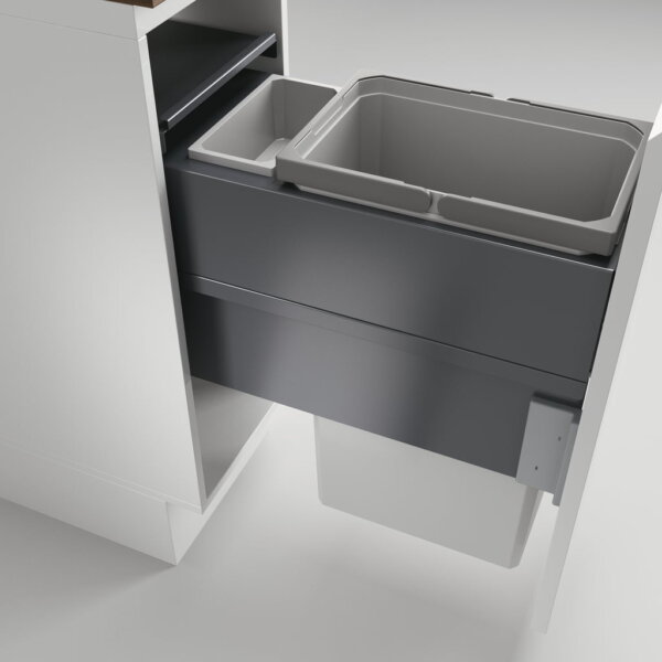 Cox Clan 580/300-2, afvalsysteem voor Frontuittreksysteem, lichtgrijs, H 580 mm