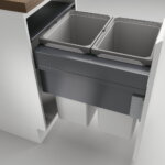 Cox ClanÂ® 580/500-2, afvalsysteem voor Frontuittreksysteem, lichtgrijs, H 580 mm