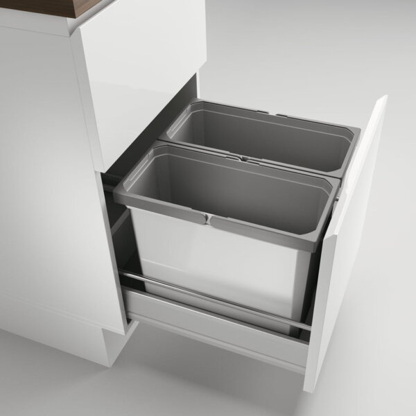 CoxÂ® Box 360 S/450-2, Afvalsysteem voor gangbare uittreksystemen, lichtgrijs