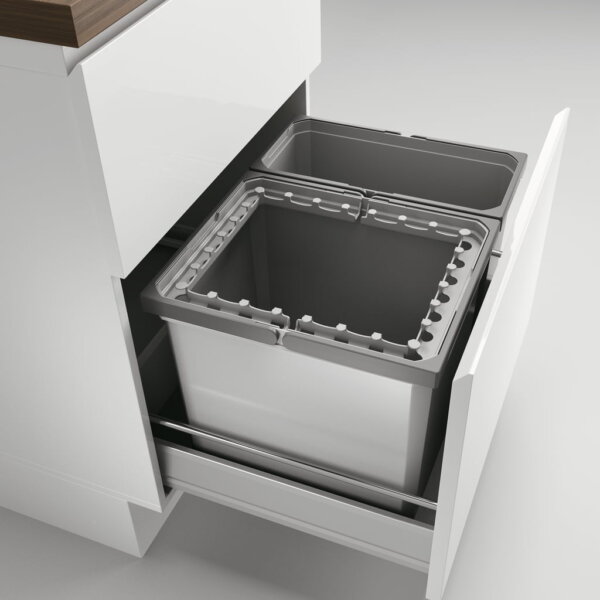CoxÂ® Box 360 S/600-2, Afvalsysteem voor gangbare uittreksystemen, lichtgrijs
