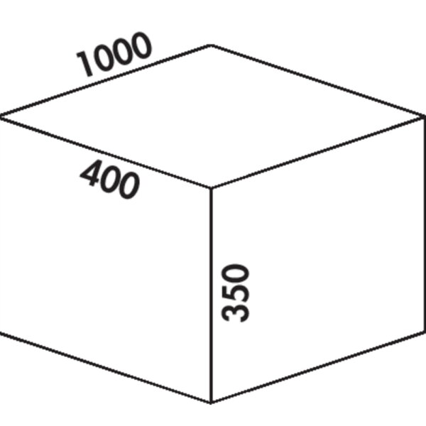 Coxｨ Box 350 S/1000-5, Afvalverzamelsysteem voor voorhanden uittreksystemen., met biologisch deksel, lichtgrijs