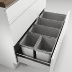 CoxÂ® Box 235 S/1000-5, Afvalsysteem voor gangbare uittreksystemen, lichtgrijs