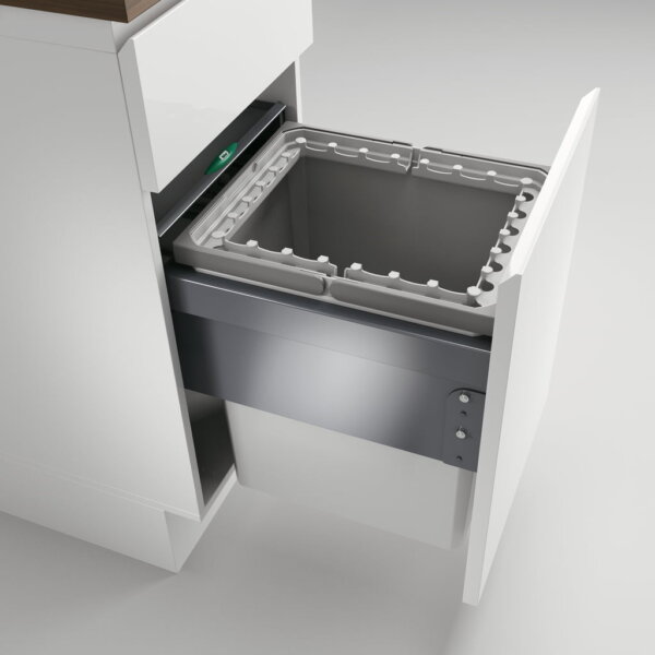 CoxÂ® Base 460 R/400-1, afvalsysteem voor Frontuittreksysteem, lichtgrijs, H 460 mm