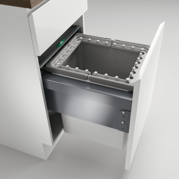 CoxÂ® Base 460 R/450-1, afvalsysteem voor Frontuittreksysteem, lichtgrijs, H 460 mm