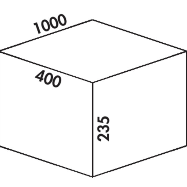 Coxｨ Box 235 S/1000-4 Bio, Afvalverzamelsysteem voor voorhanden uittreksystemen., lichtgrijs