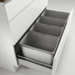 CoxÂ® Box 275 S/1000-4, Afvalsysteem voor gangbare uittreksystemen, lichtgrijs