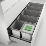 CoxÂ® Box 275 S/1200-6 Bio, Afvalsysteem voor gangbare uittreksystemen, lichtgrijs