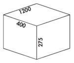 Coxｨ Box 275 S/1200-6 Bio, Afvalverzamelsysteem voor voorhanden uittreksystemen., lichtgrijs