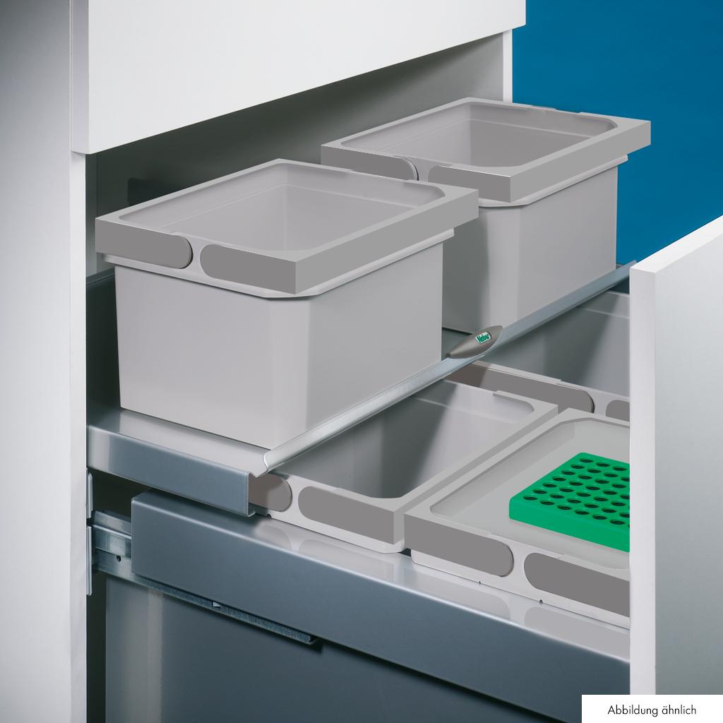 Coxｨ Base Afzonderlijke emmer, Afvalverzamelsysteem voor Frontuittreksysteem., antraciet