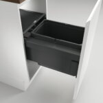 CoxÂ® Base 360 S/400-1, afvalsysteem voor Frontuittreksysteem, antraciet, H 360 mm