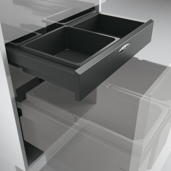Cox Base-Board® 500, afvalsysteem voor Frontuittreksysteem, antraciet