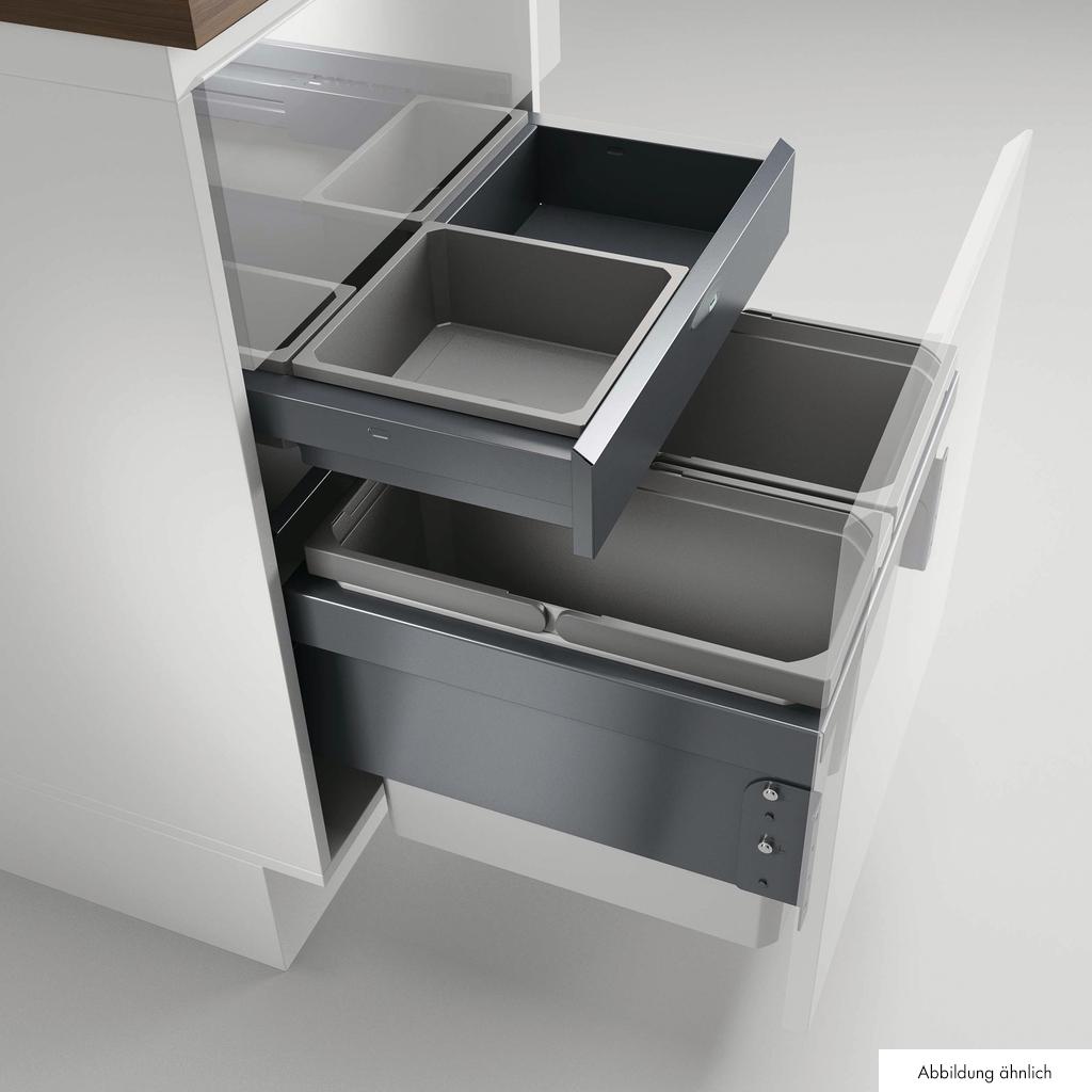 CoxÂ® Base 360 S/500-2 met Base-Board, afvalsysteem voor Frontuittreksysteem, antraciet, H 460 mm