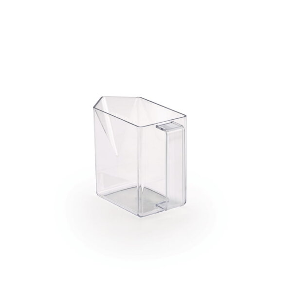 De Luxe afzonderlijke voorraadbakjes, Voorraadbak., glashelder