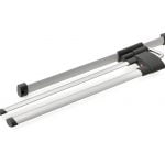 Handdoekhouder Secco AluLine, Handdoekhouder, 2-armig, B 122 mm, aluminium/grafietgrijs