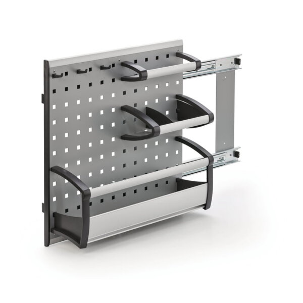 Vario Ordesysteem 3909, Uittreksysteem voor poetsmiddelen, aluminium