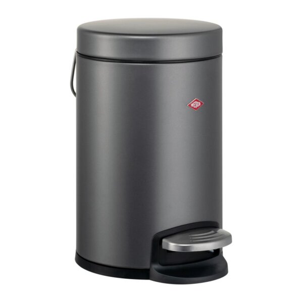 Cosmetische prullenbak 3L grafiet mat