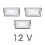 FORMA Sun Q led set 12V inbouw 3 x 2,4 Watt