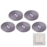 L&S LED spot Superlight Emotion set 5 x 2,9 Watt