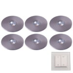 L&S LED spot Superlight Emotion set 6 x 2,9 Watt