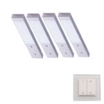 L&S LED spot Rettangolo Emotion set 4 x 3,1 Watt