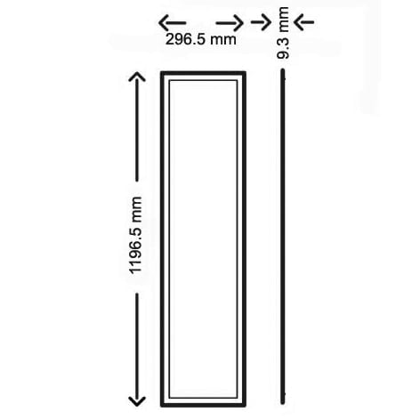 LED paneel High CRI 120x30cm