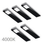 FORMA Key panel set 5 x 5,0 Watt zwart 4000K