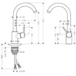 Keukenkraan 1 hendel HANSGROHE Allegra Variarc