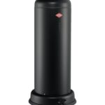 wesco big baseboy 30l mat zwart pedaalemmer prullenbak